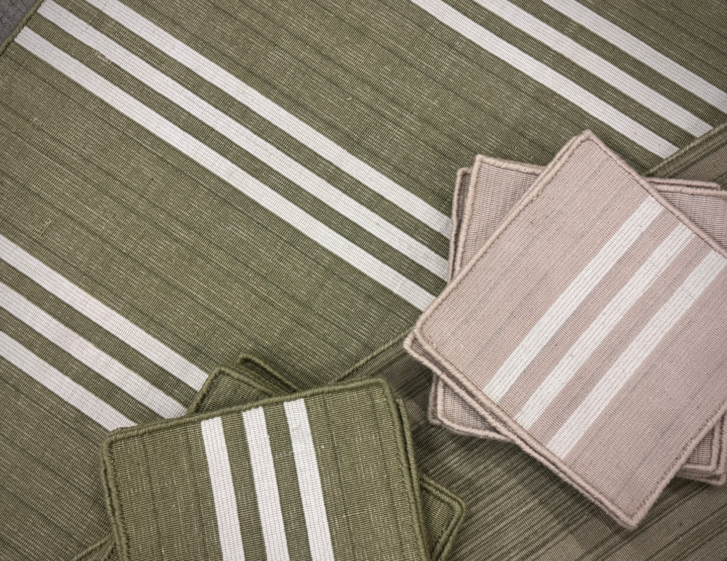 Outdoor Raya Flatweave - Antique Lime