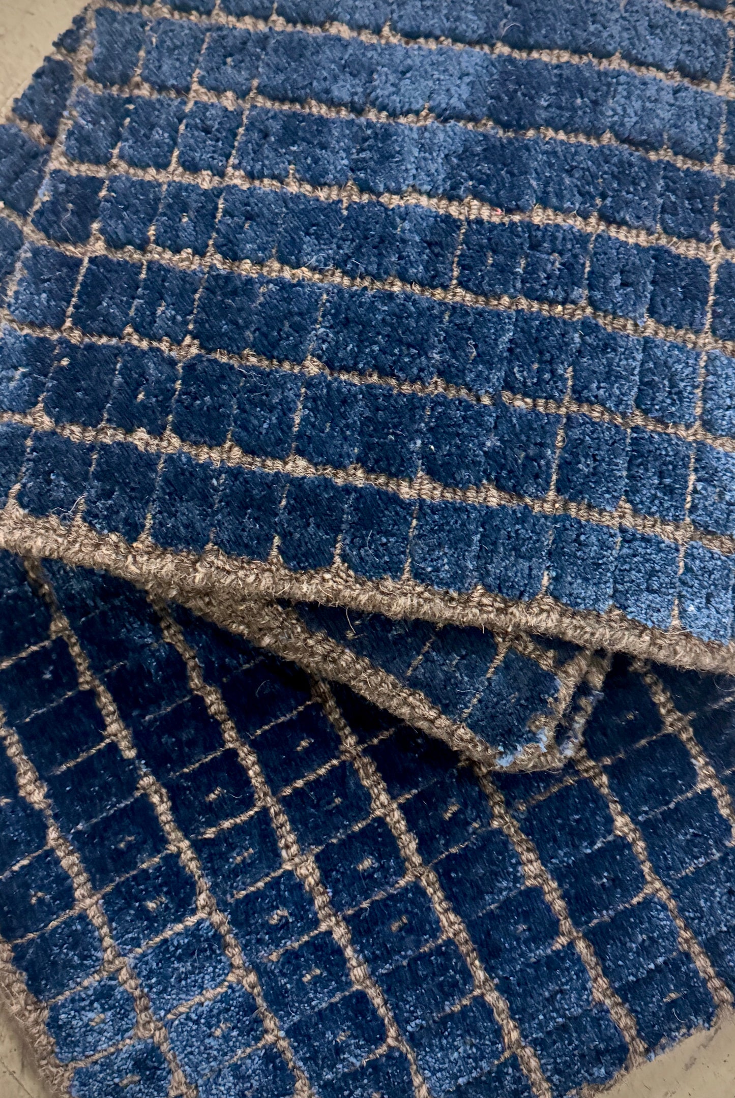 Archive Sale Antrano - Bluedo & Dark Grey 12ft 6in x 12ft 6in