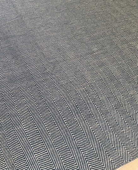 Archive Sale Arthouse Chevron in Patio Blue - 6'x8'