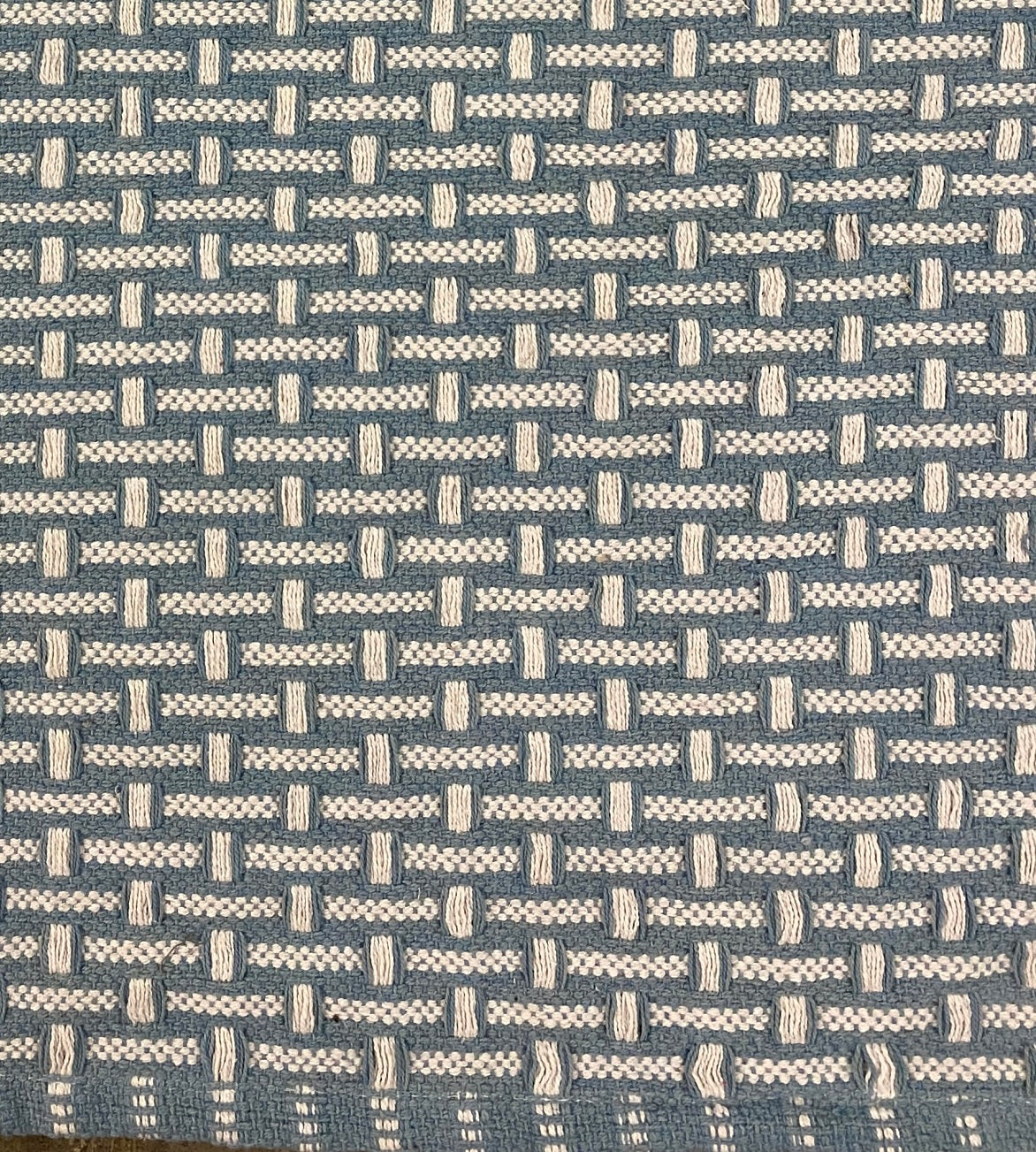 Archive Sale Arthouse Basketweave in Reggie Blue - 3'5"x10'