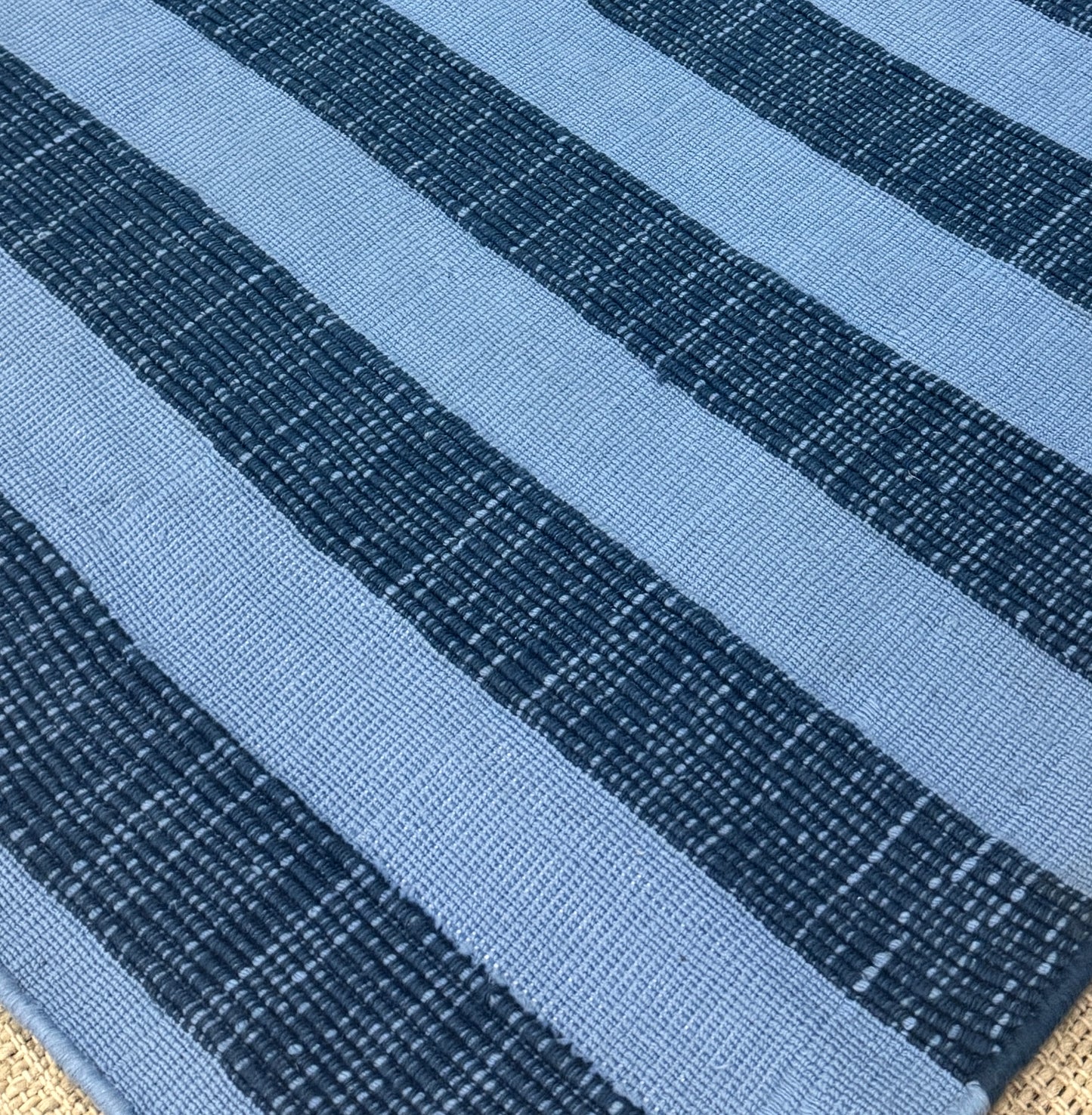Archive Sale Outdoor Kamden Stripe - Blue Poke 4ft x 5ft