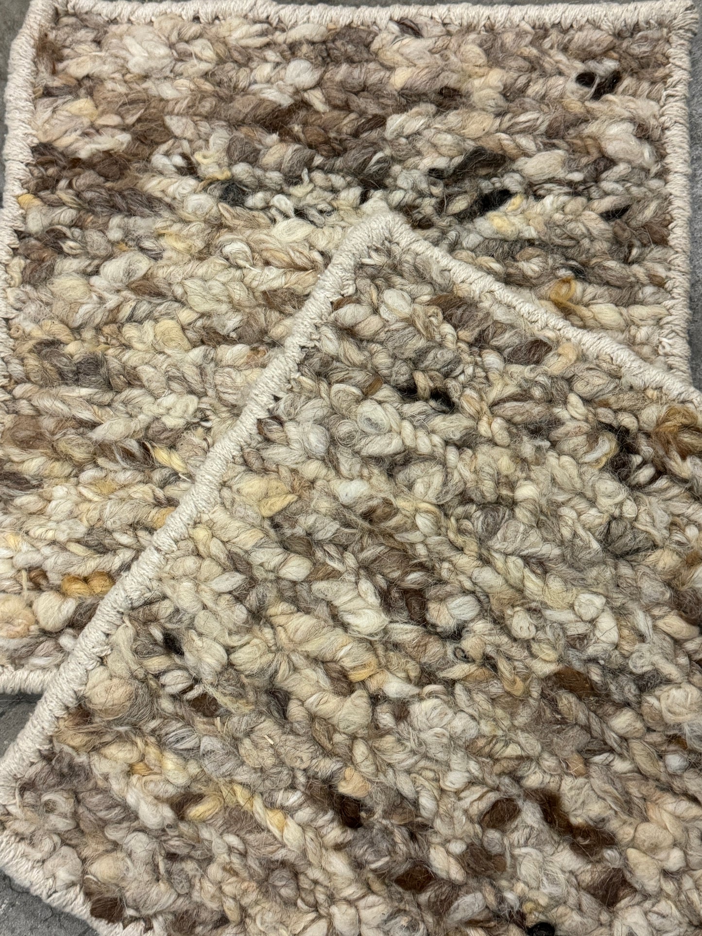 Woolzy Braided Sumac - Calico Brownstone