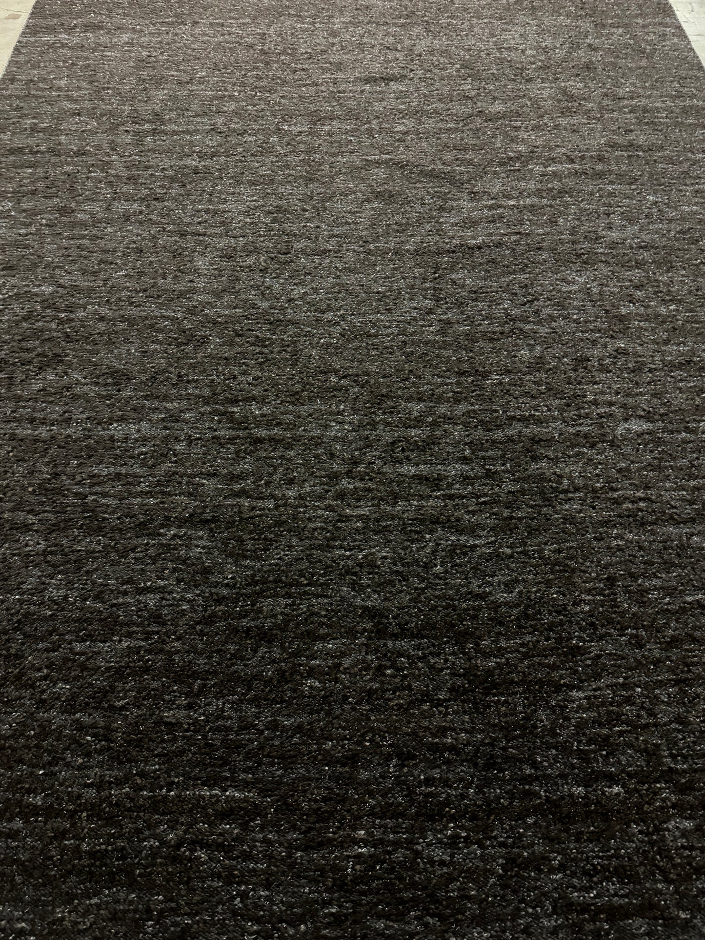 Woolzy Nello Panja Durry - Charcoal Bean