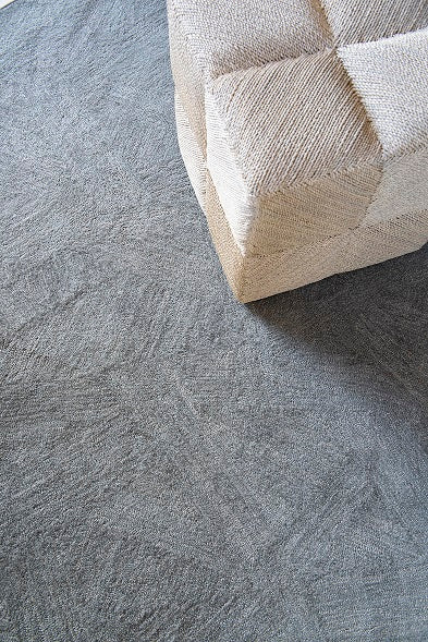 Archive Sale Jainey Block II - Charcoal for Fire 3'6" x 6'7"
