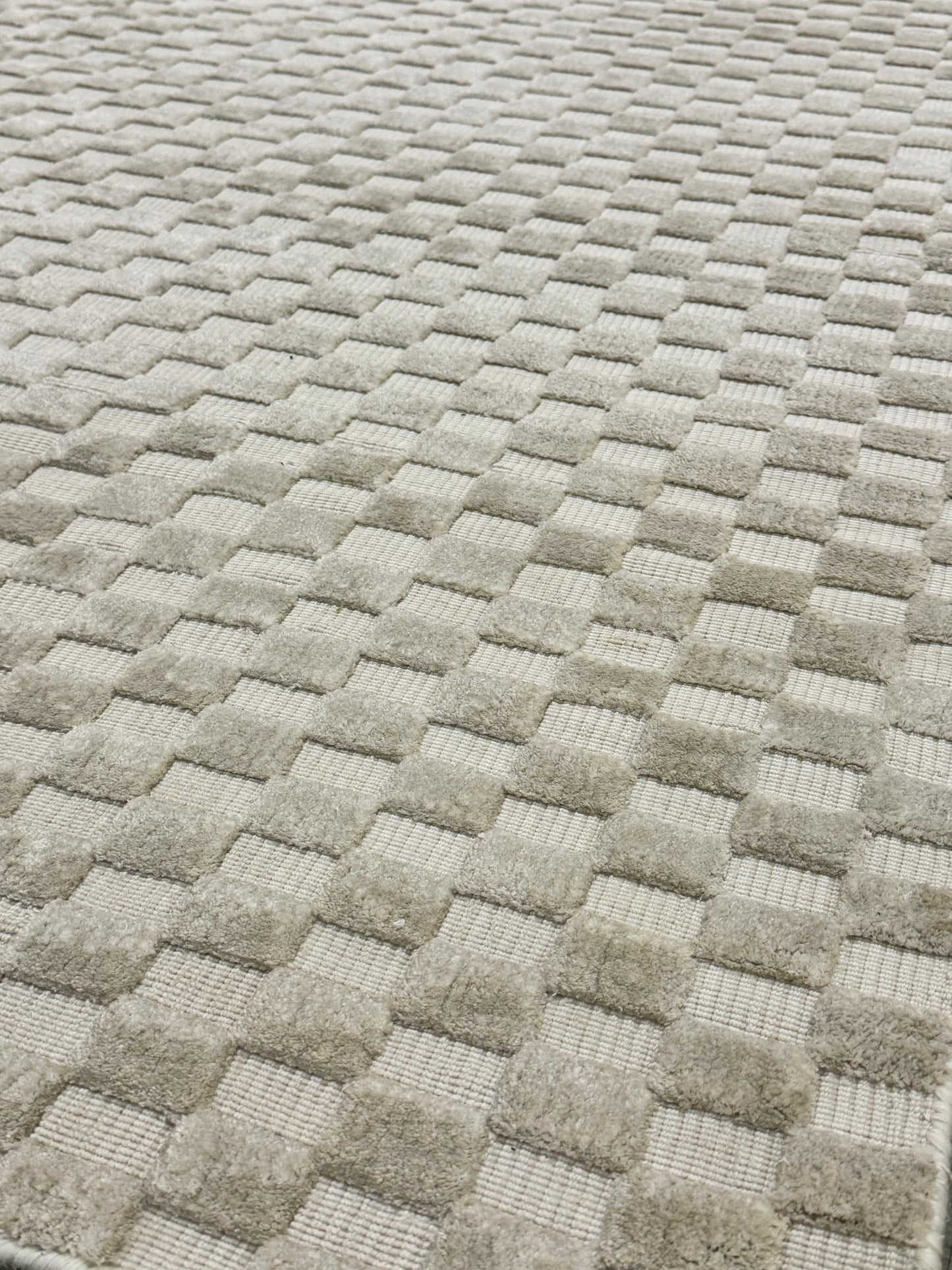 Archive Sale Chex Stria - Flaxy 3'4" x 7'9"