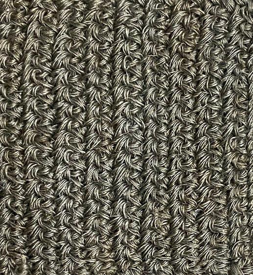 Sisal Knit Crochet - Dark Grey