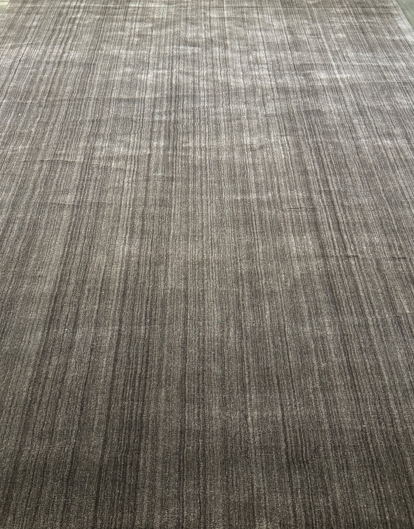 Archive Sale Jix Blanket - Dark Charcoal Stria 10ft x 14ft