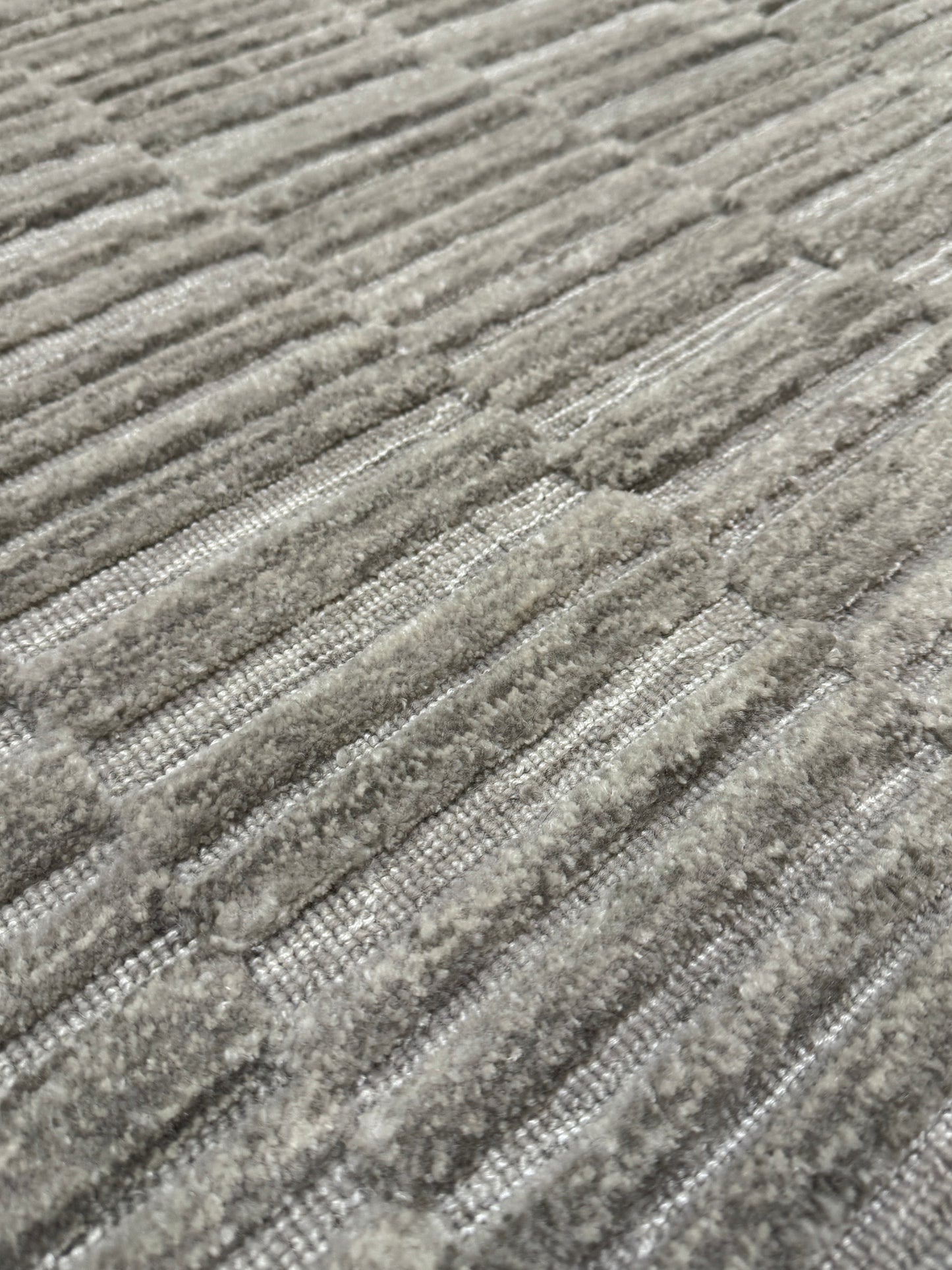 Archive Sale Jix Subway Tatter - Tandem Taupe 4ft 1in x 6ft