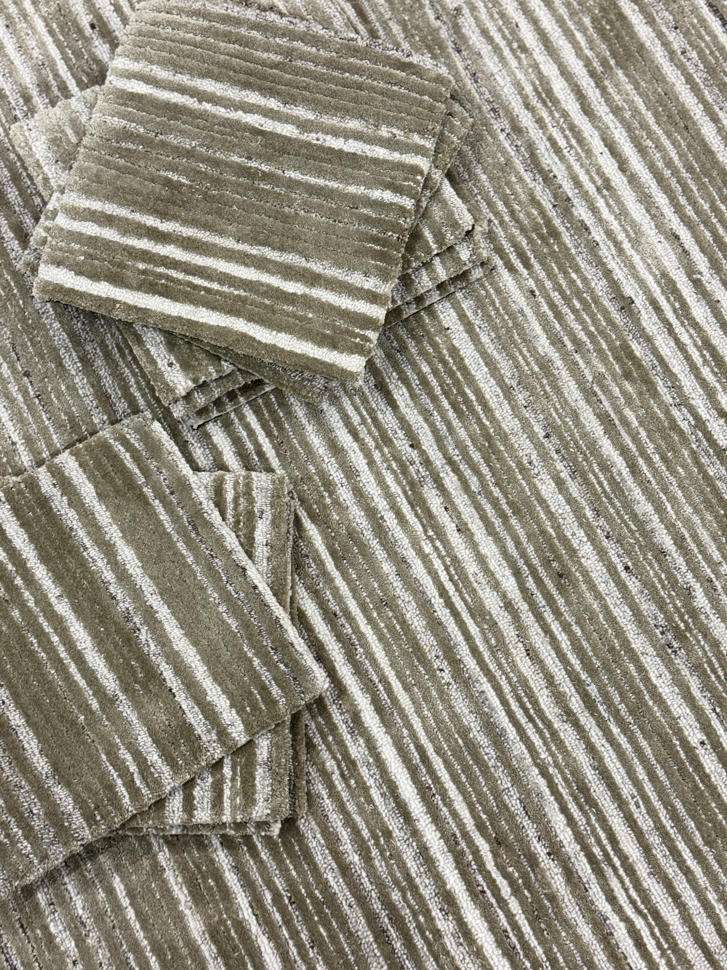 Jonac Stripe Tufted - Butter Fog