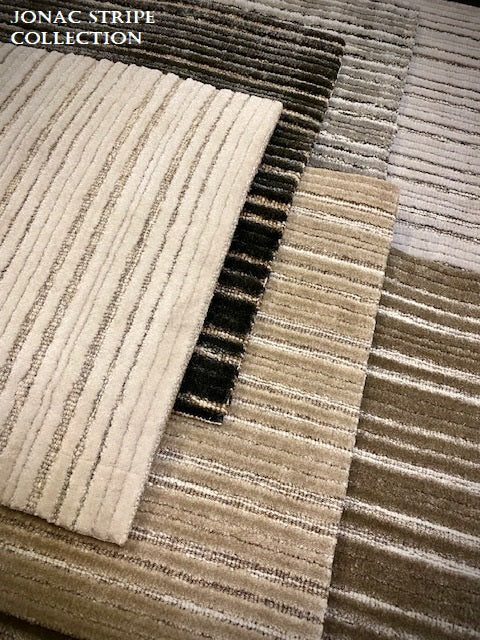 Archive Sale Jonac Stripe - Lots of Light Cream 4' x 15'