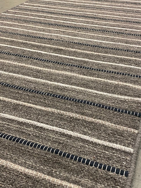 Archive Sale Joti Stripe - Slate 3ft 3in x 12ft