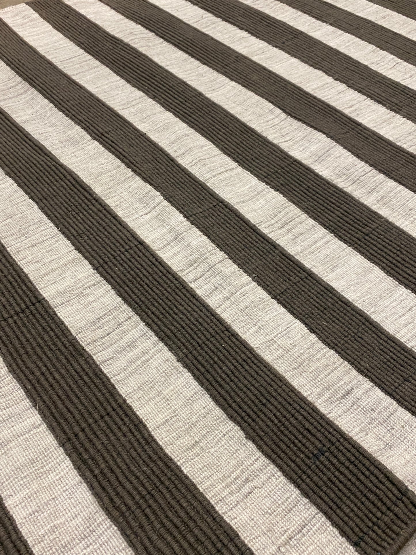 Archive Sale Outdoor Kamden Stripe - Silver Awning 4ft x 5ft