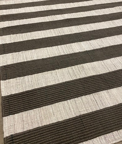Archive Sale Outdoor Kamden Stripe - Silver Awning 4ft x 5ft