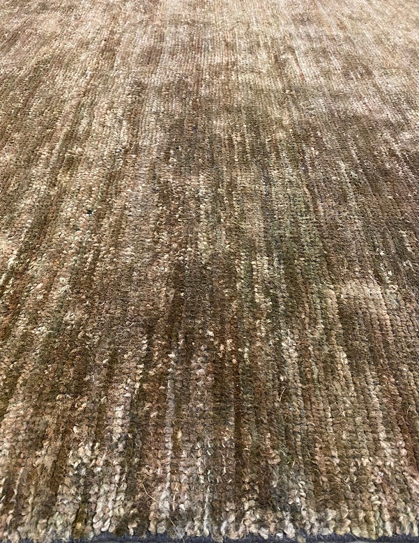 Marbled Stria Jute - Khaki Brown