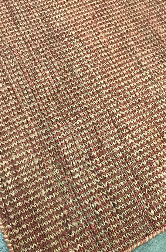 QuickShip Juba Stripe - Natural Beige + Red