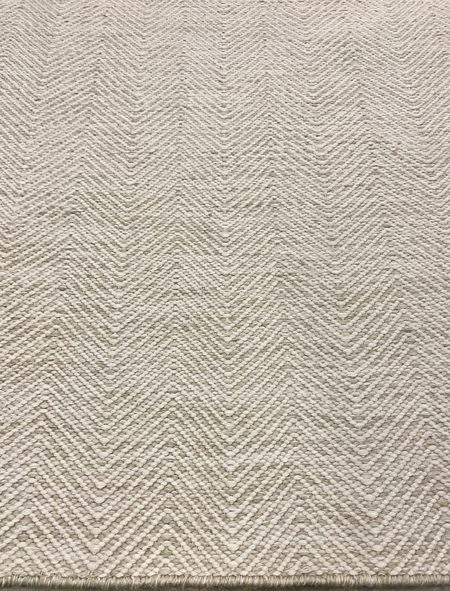 Archive Sale Arthouse Chevron in Bone on Tone - 6'x8'