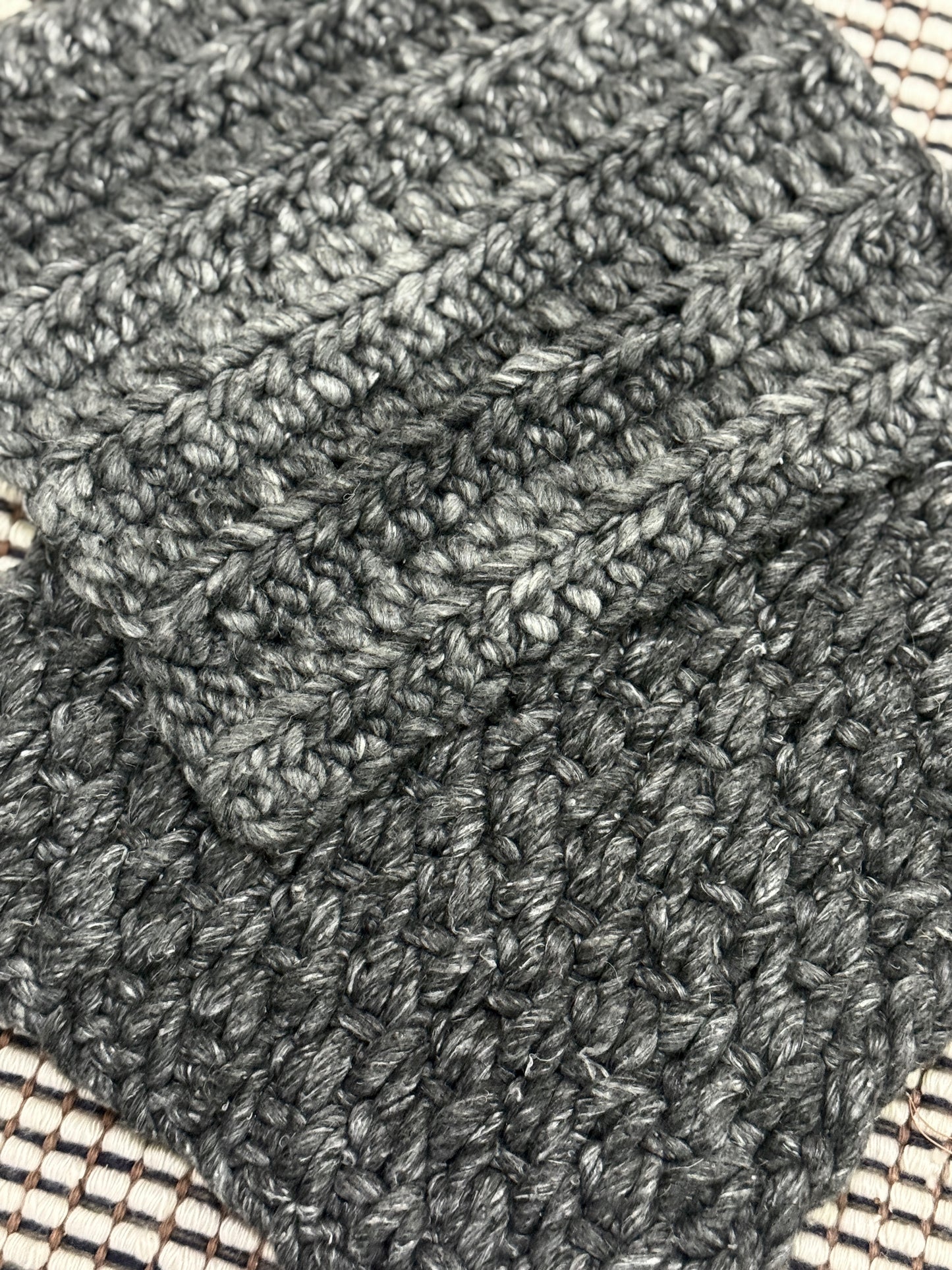 Outdoor Double Braid - Charcoal Blue