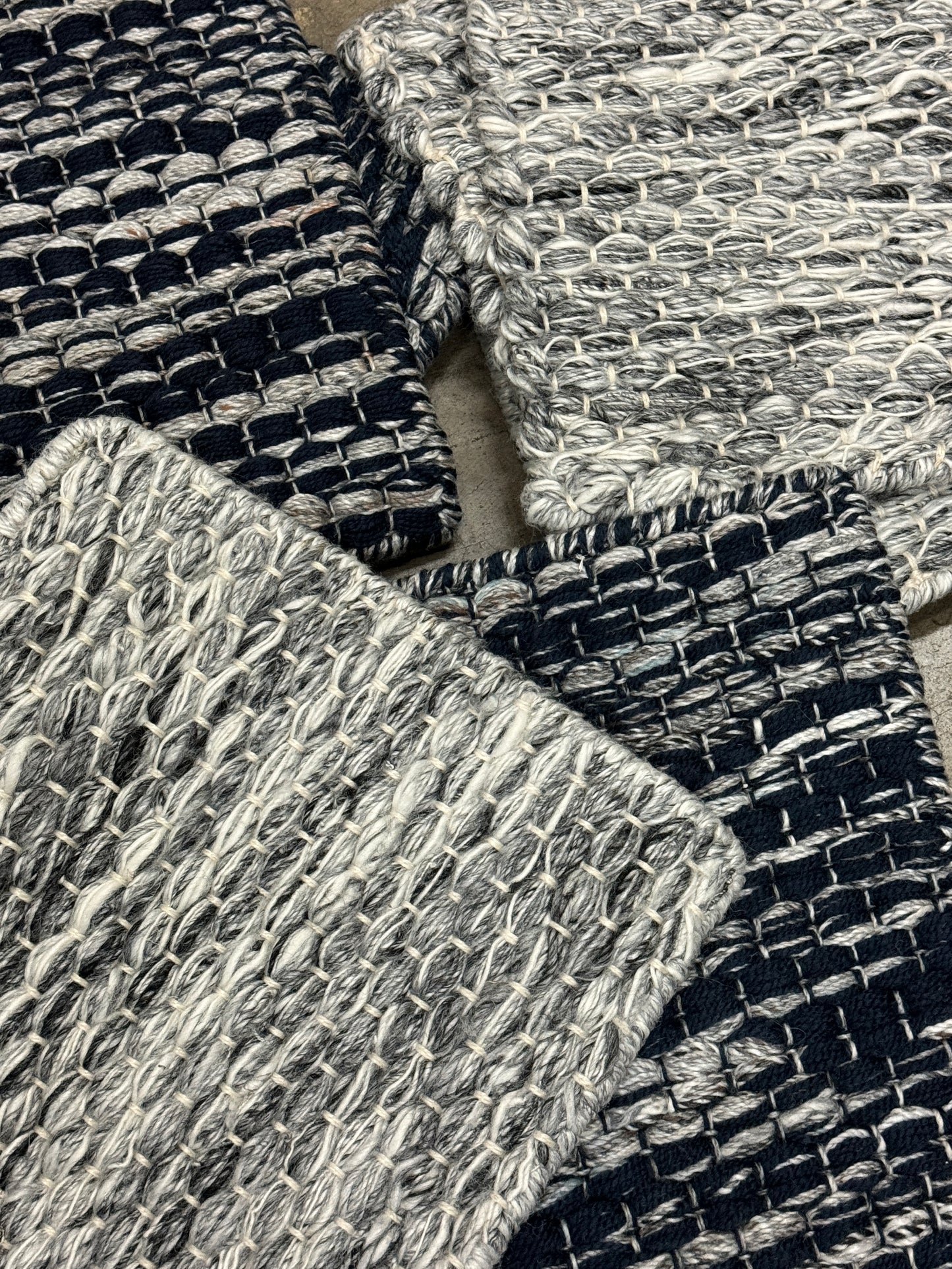 Outdoor Sisal Boucle - Steel Teal Stria