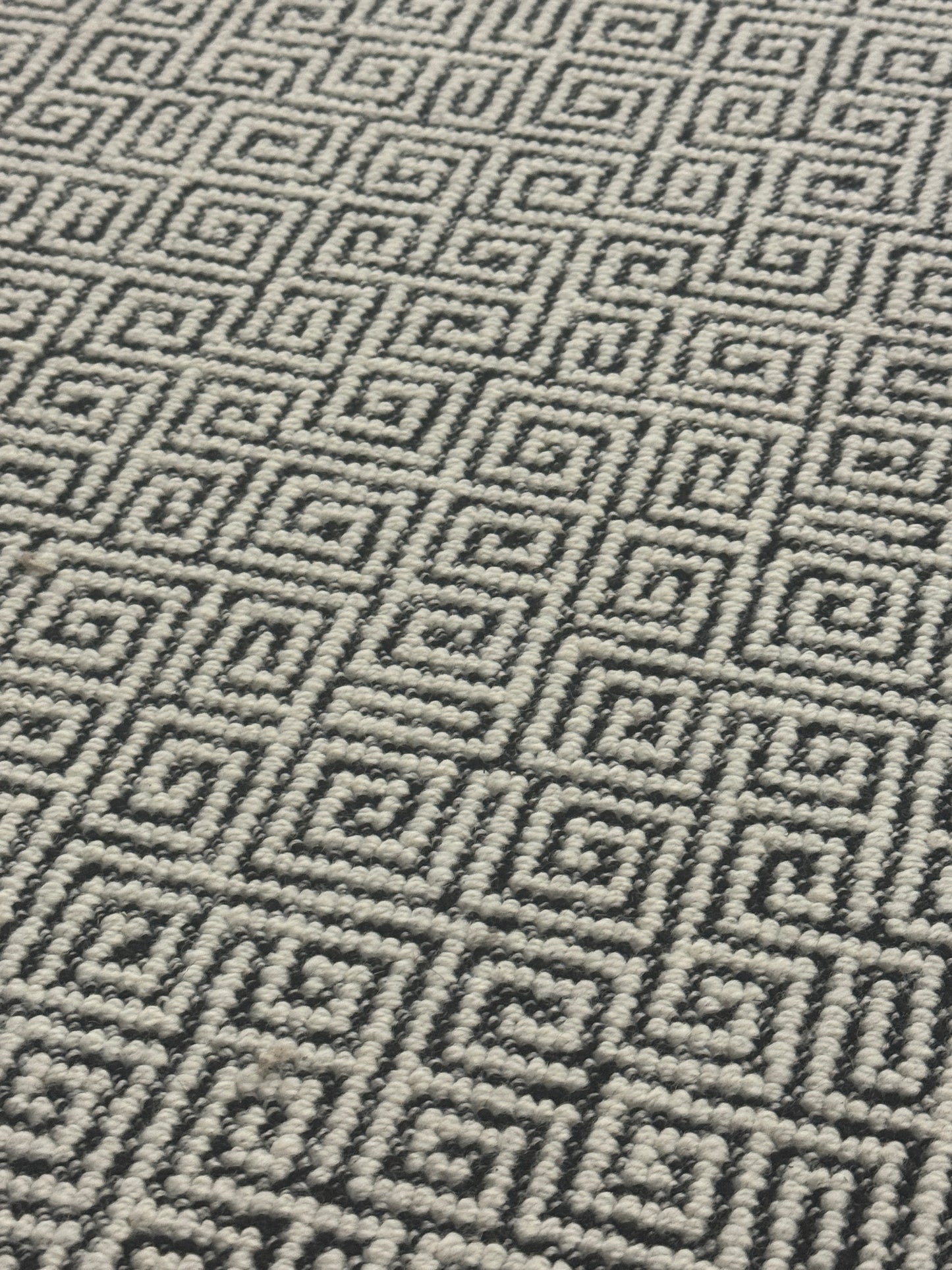 Archive Sale Wilton Greek Key - Black & White 6'x7'
