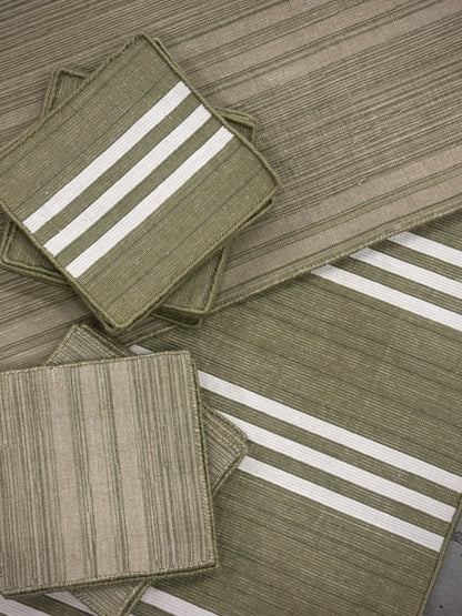 Outdoor Raya Flatweave - Antique Lime