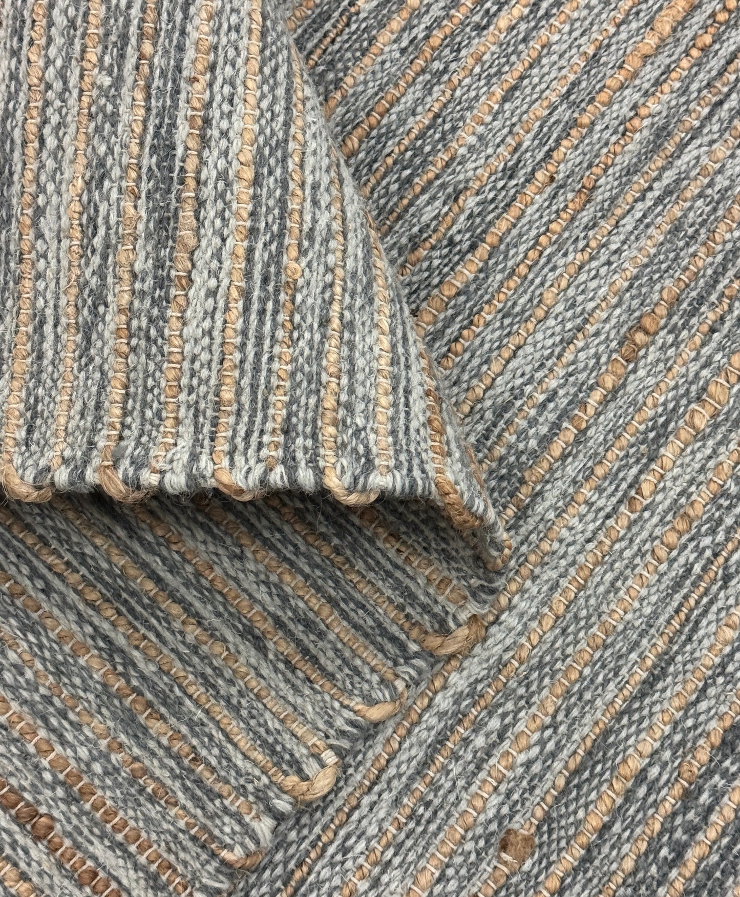 Archive Sale Pencilweave - Slate Grey 5ft x 8ft