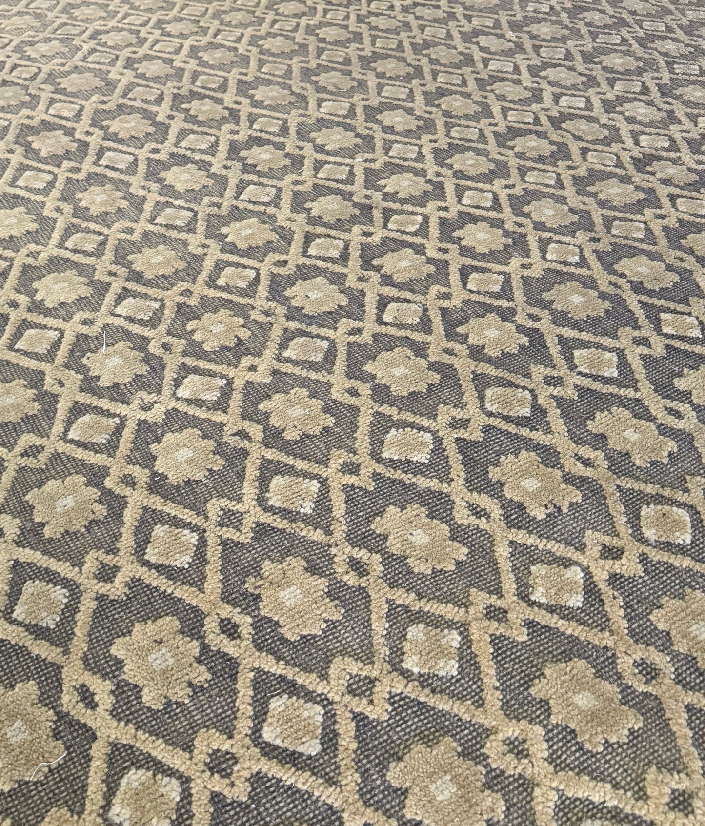 Archive Sale Antique Erdos - Black & Gold 12ft x 13ft 9in