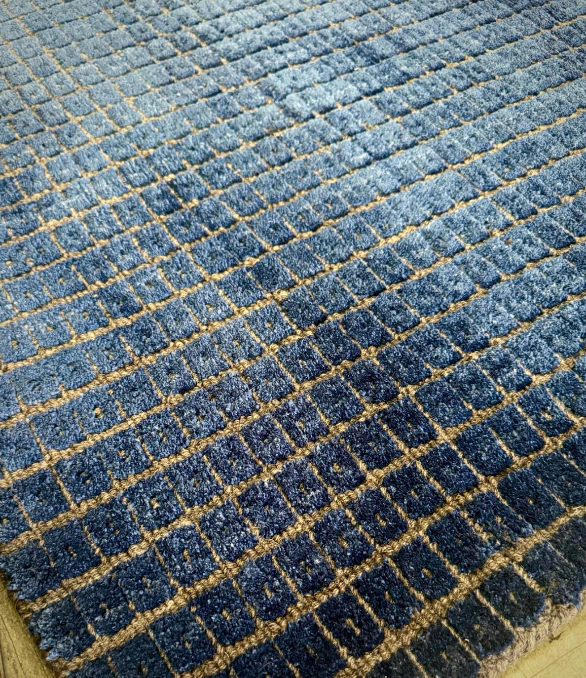 Archive Sale Antrano - Bluedo & Dark Grey 12ft 6in x 12ft 6in