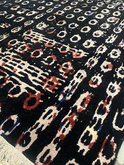 Archive Sale Art One Tibetan - Black 6ft x 7ft 10in