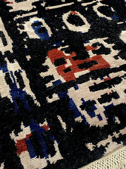 Archive Sale Art One Tibetan - Black 6ft x 7ft 10in