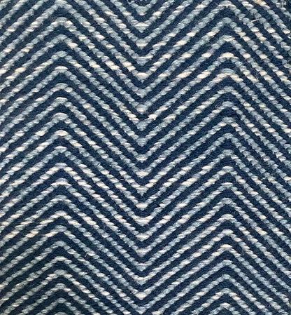 Archive Sale Arthouse Chevron in Patio Blue - 6'x8'