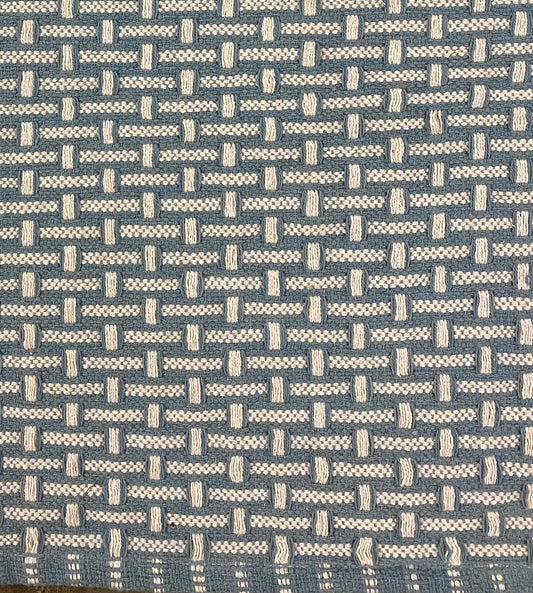 Archive Sale Arthouse Basketweave in Reggie Blue - 3'5"x10'