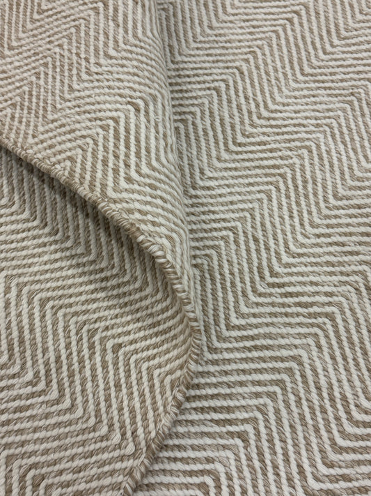 Archive Sale Arthouse Chevron in Bone on Tone - 6'x8'
