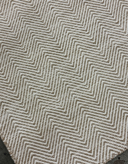 Archive Sale Arthouse Chevron in Bone on Tone - 6'x8'