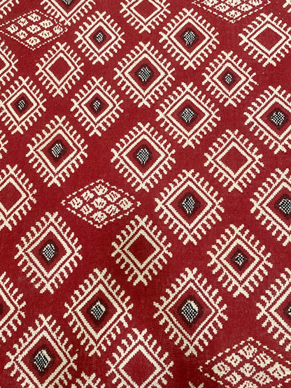 Archive Sale Arya Flatweave - Red 6ft 7in x 12ft