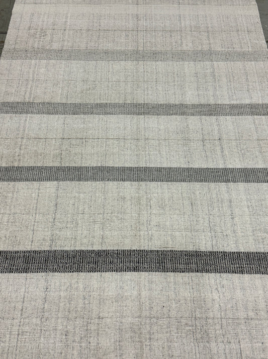 Archive Sale Ashiya Stripe - Ivory Grey 5ft x 8ft