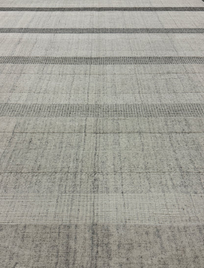 Archive Sale Ashiya Stripe - Ivory Grey 5ft x 8ft