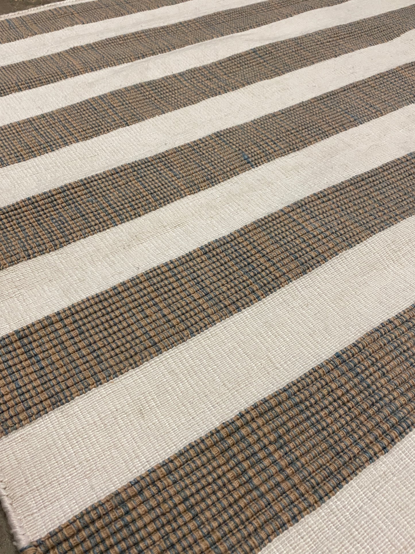 Outdoor Kamden Stripe - Blanco & Teal