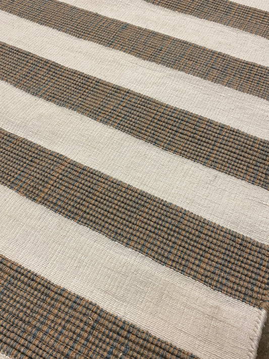 Outdoor Kamden Stripe - Blanco & Teal