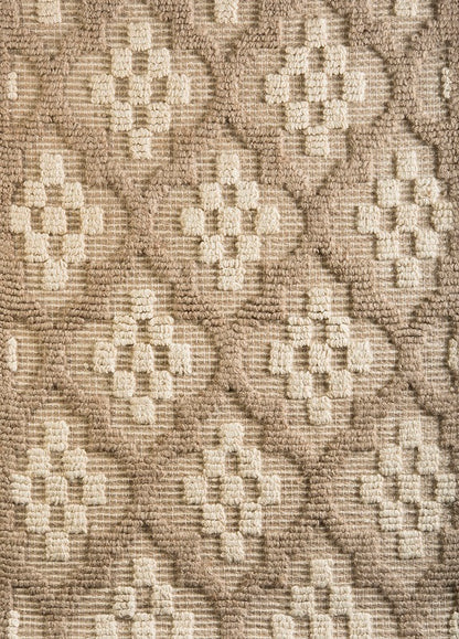 Bone Moroccan Trellis Jute