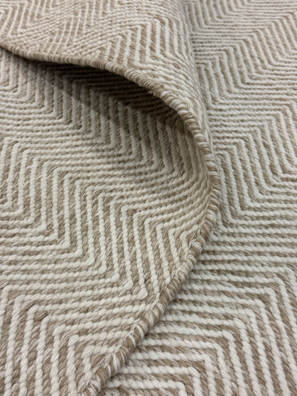 Outdoor Arthouse Chevron - Bone on Tone