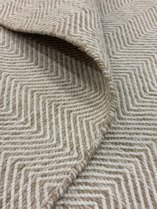 Outdoor Arthouse Chevron - Bone on Tone