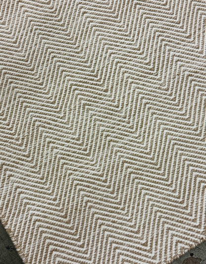 Outdoor Arthouse Chevron - Bone on Tone