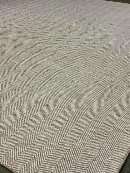 Outdoor Arthouse Chevron - Bone on Tone