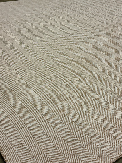 Outdoor Arthouse Chevron - Bone on Tone