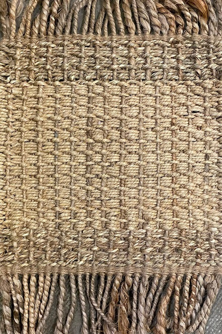 Bonite Basketweave - Cream & Brown