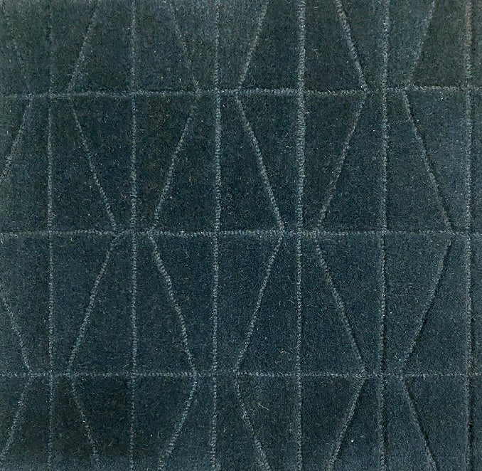 Archive Sale Bork Trellis - Embossed Teal 5ft x 7ft