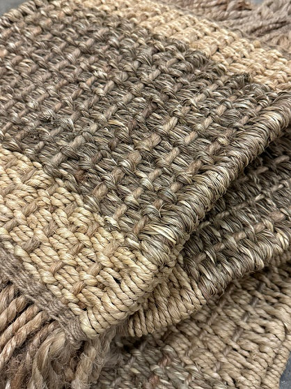 Bonite Basketweave - Brown & Cream