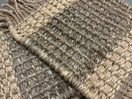 Bonite Basketweave - Brown & Cream