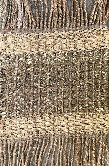 Bonite Basketweave - Brown & Cream
