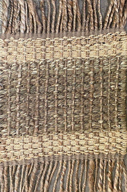 Bonite Basketweave - Brown & Cream